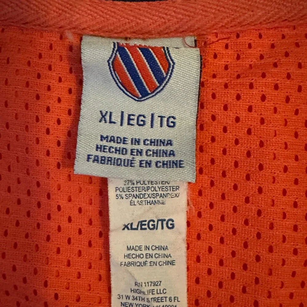 K-Swiss XL Chrome Cropped Windbreaker/ Vintage Style Track Jacket